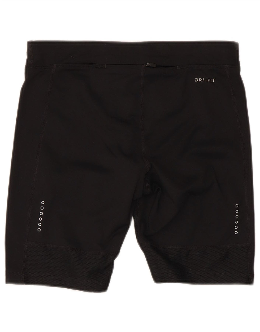 Nike Dame Dri Fit Sport Shorts UK 10 Small Black Polyester
