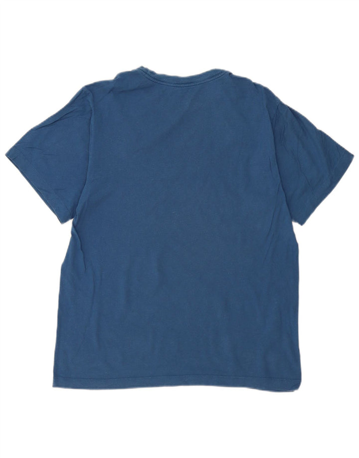 Nike Herre The Tee T-Shirt Top Lille Blå Bomuld