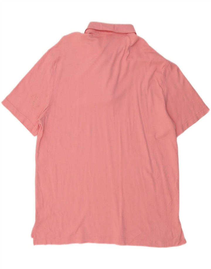 Izod Polo Shirt til mænd 2XL Pink Bomuld