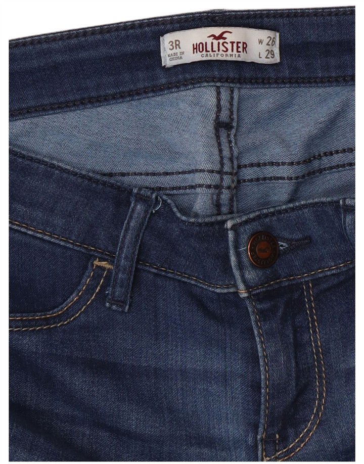 HOLLISTER Dame Skinny Jeans US 3 XS W26 L29 Blå