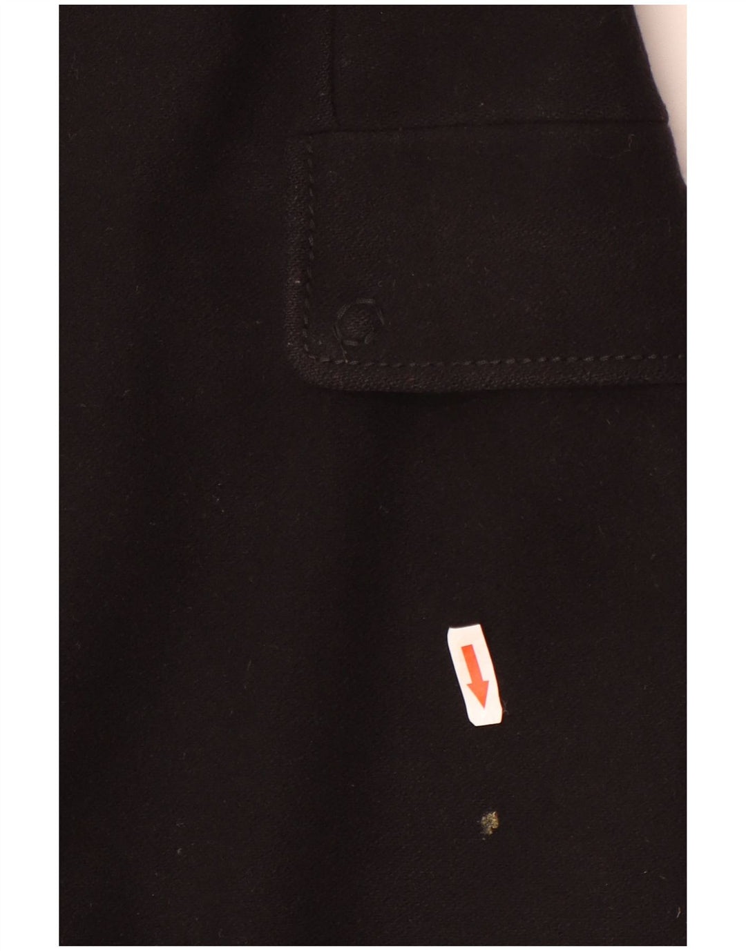 Benetton Dame Overfrakke IT 46 Stor Sort Uld