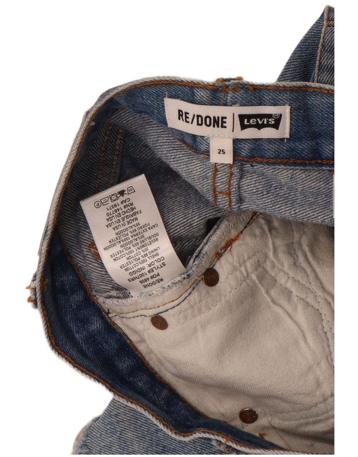 Levi's denimshorts til kvinder W25 XS blå bomuld