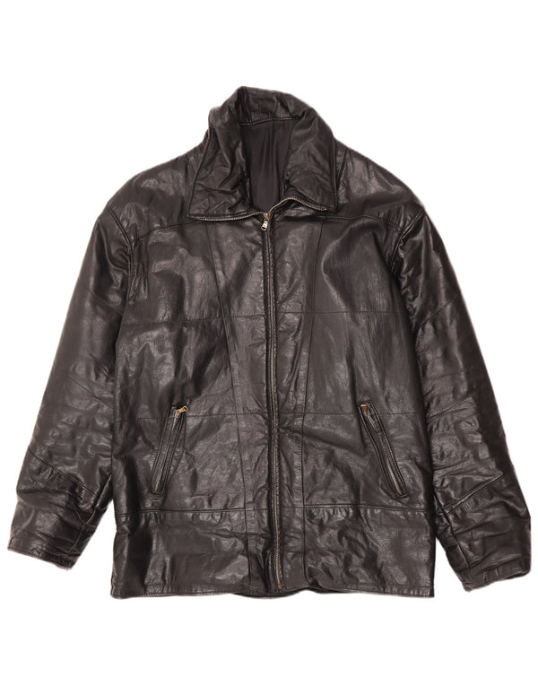 Vintage herre læderjakke UK 36 Small Black