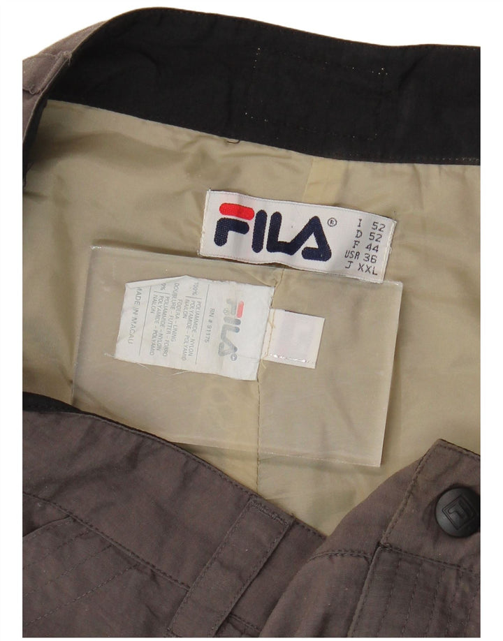 FILA Chino Shorts til mænd W36 Large Grå Polyamid
