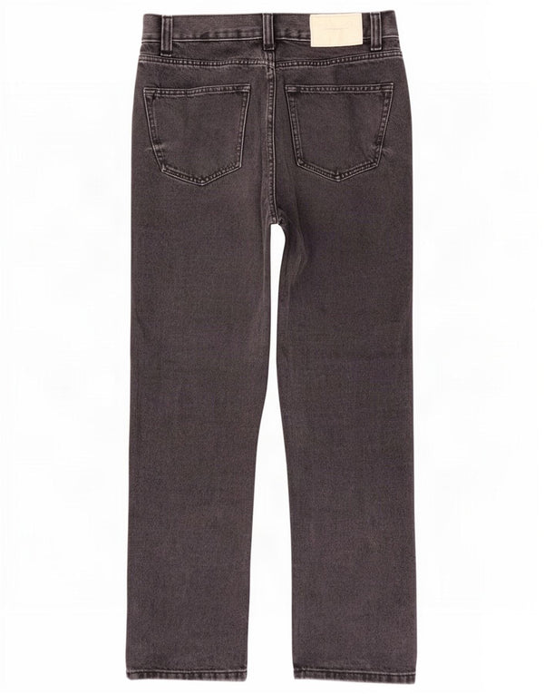 Zara Herre High Waist Slim Jeans EU 38 Small W30 L30 Black