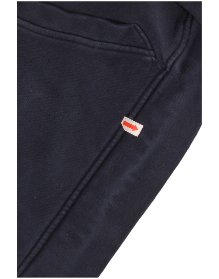 ELLESSE Grafisk hættetrøje til drenge 15-16 år marineblå bomuld