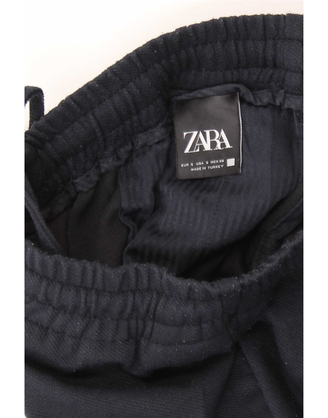 Zara Herre Slim Chino Bukser Small W30 L26 Navy Blue