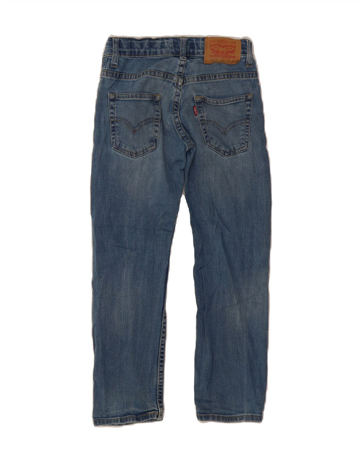 LEVI'S Boys 511 Slim Jeans 7-8 Years W24 L22 Blue Cotton Vintage Levi's and Second-Hand Levi's from Messina Hembry 
