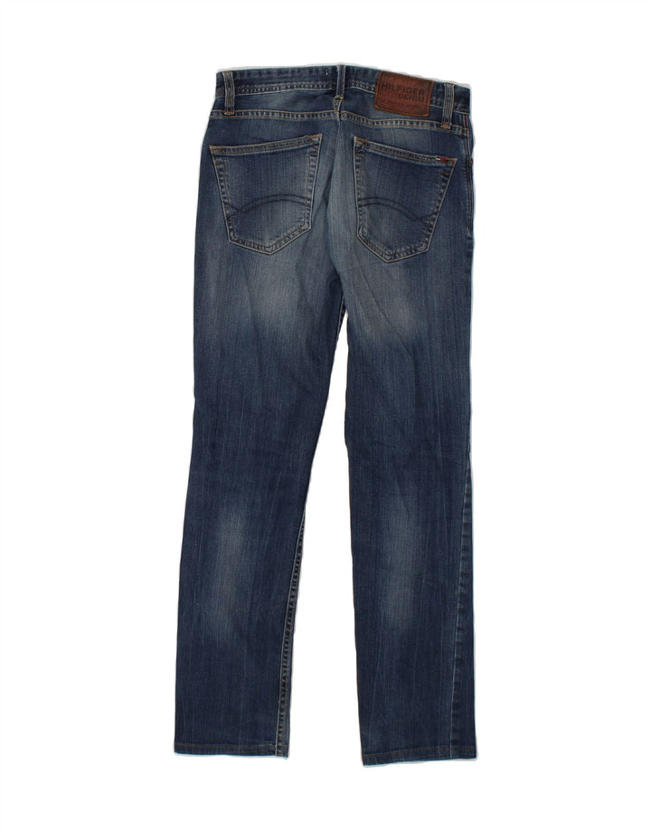 TOMMY HILFIGER Womens Straight Jeans W28 L30 Blue Cotton Vintage Tommy Hilfiger and Second-Hand Tommy Hilfiger from Messina Hembry 