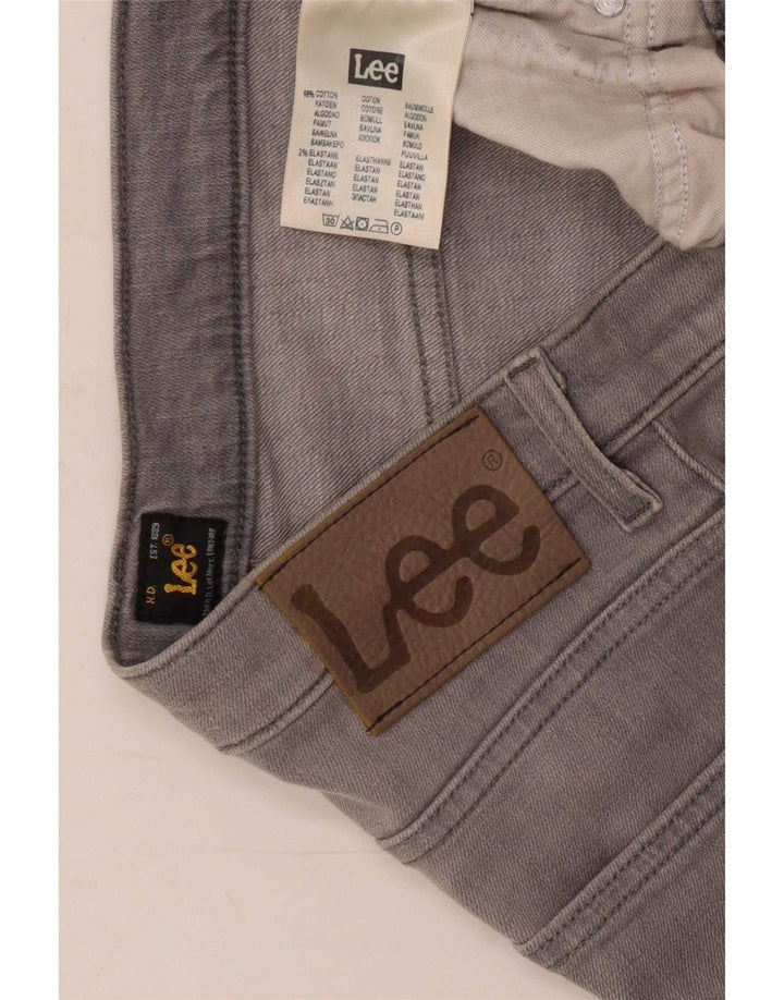 Lee Dame Brooklyn Straight Jeans W32 L32 Grå Bomuld