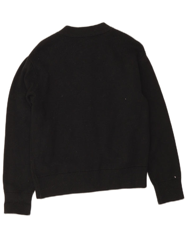 Marks & Spencer Womens Cardigan Sweater UK 6 XS Black Viscose
