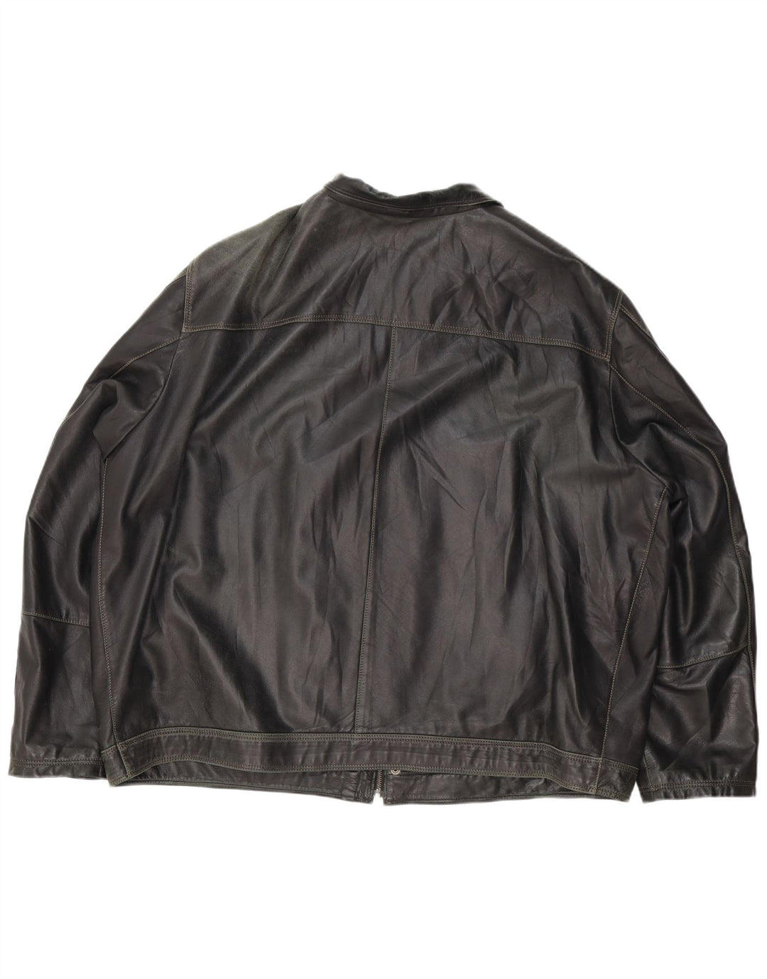 Vintage herre læderjakke UK 44 2XL Sort