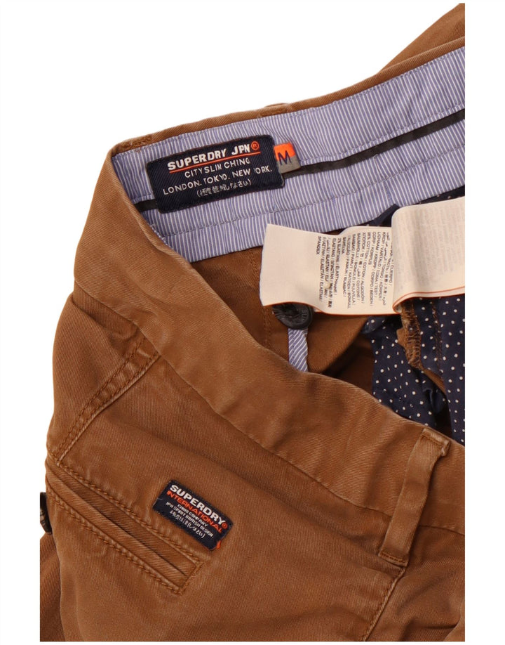SUPERDRY Herre Slim Chino Bukser Medium W32 L31 Brun Bomuld