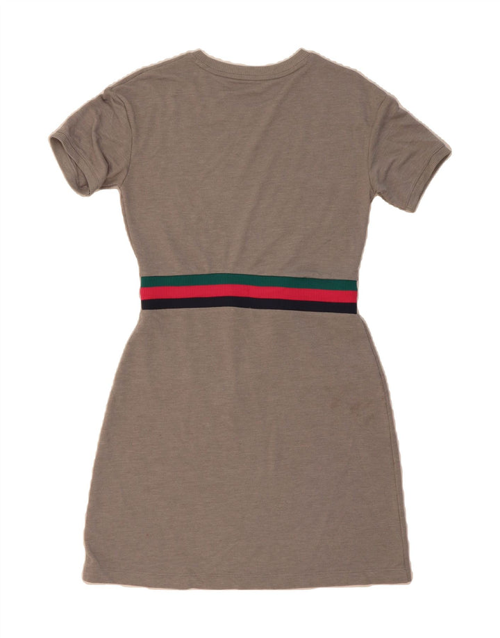 FILA Womens T-Shirt Dress UK 10 Small Grey Polyester Vintage Fila and Second-Hand Fila from Messina Hembry 