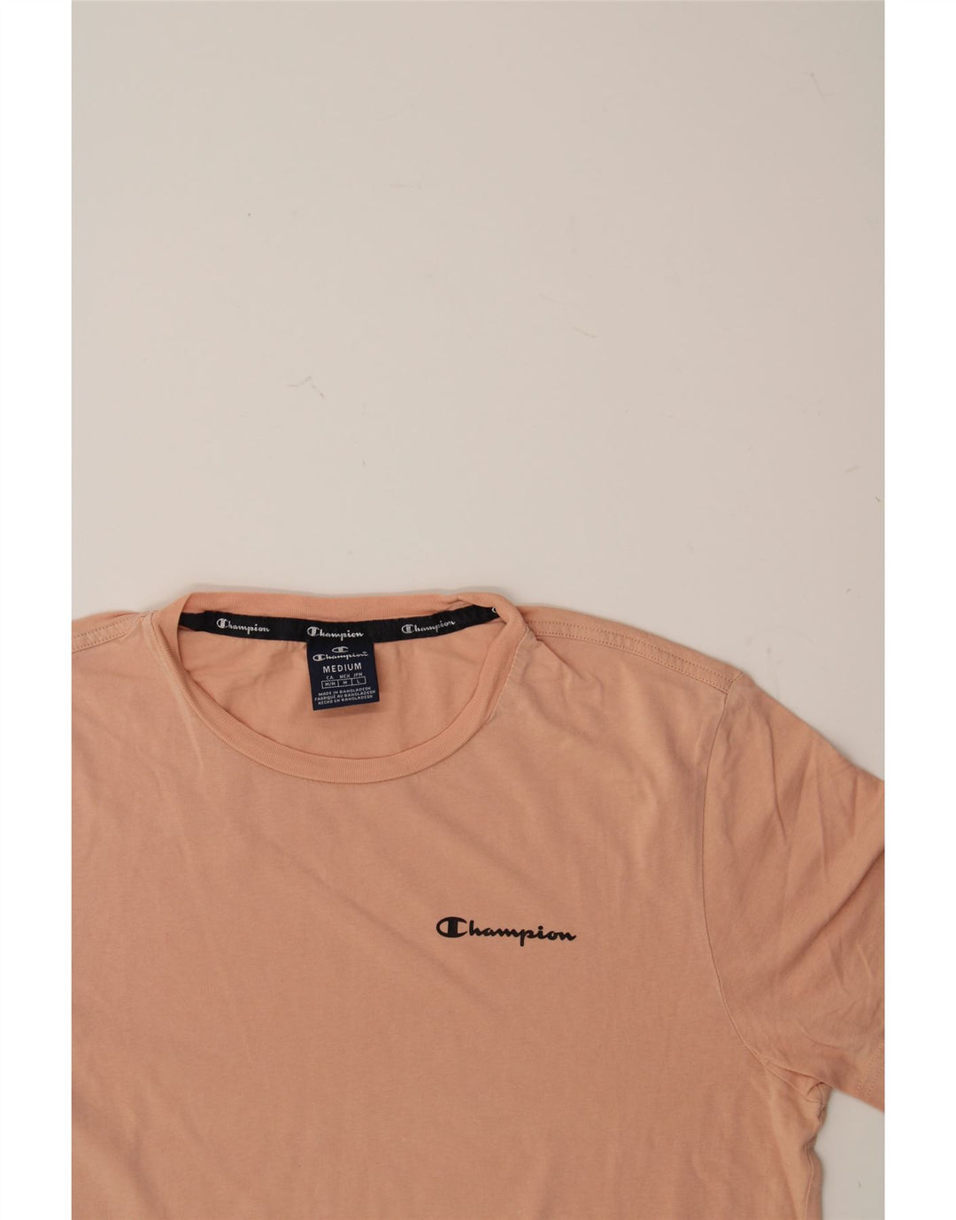 CHAMPION Mens T-Shirt Top Medium Orange Cotton Vintage Champion and Second-Hand Champion from Messina Hembry 