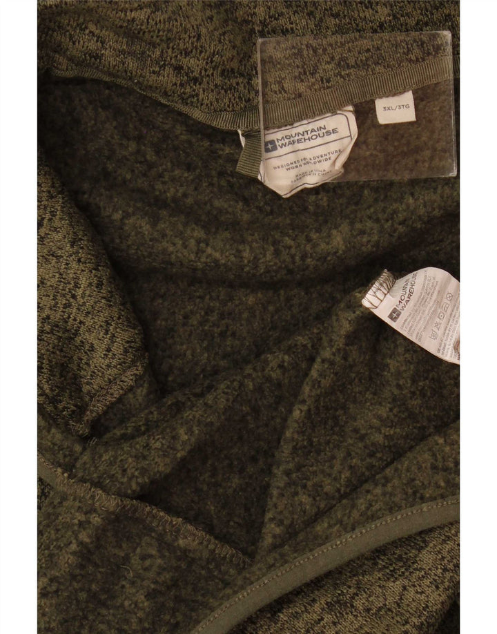 Mountain Warehouse Herre træningsdragt Top jakke 3XL Khaki Flecked Polyester