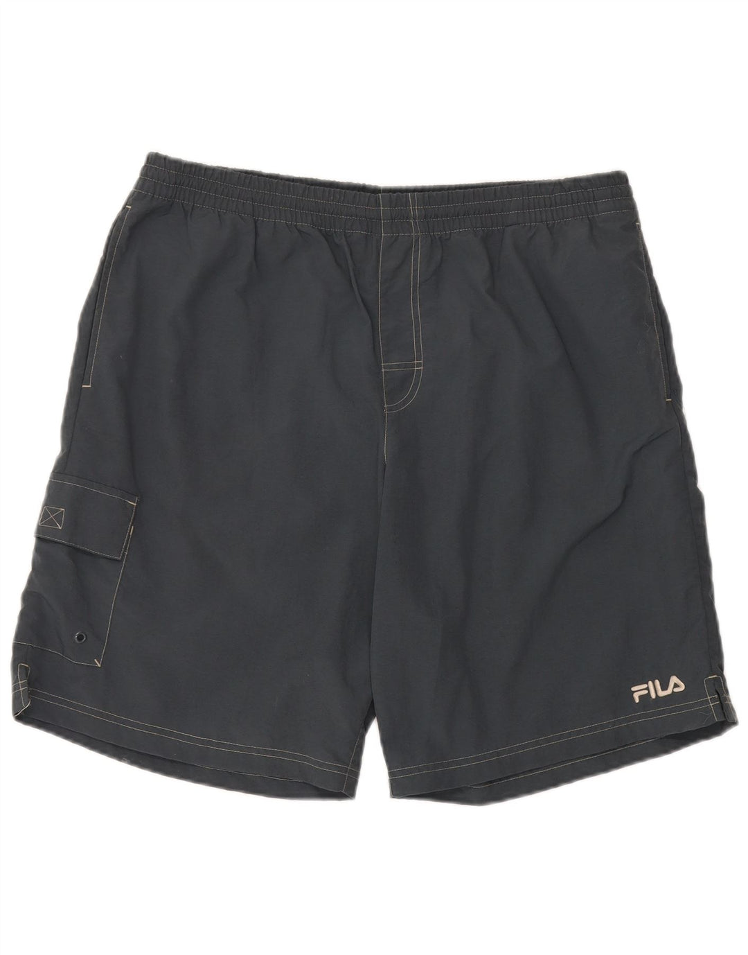 Fila Herre Sportshorts XL Grå Polyamid