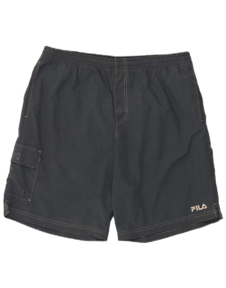 Fila Herre Sportshorts XL Grå Polyamid
