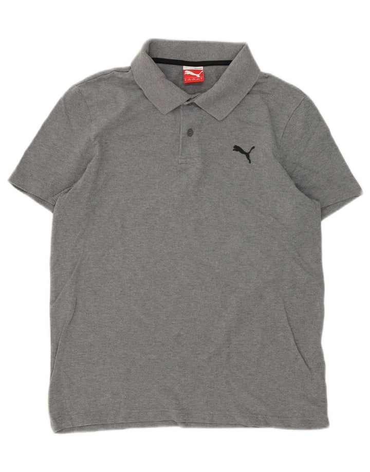 Puma herre poloshirt mellemgrå bomuld
