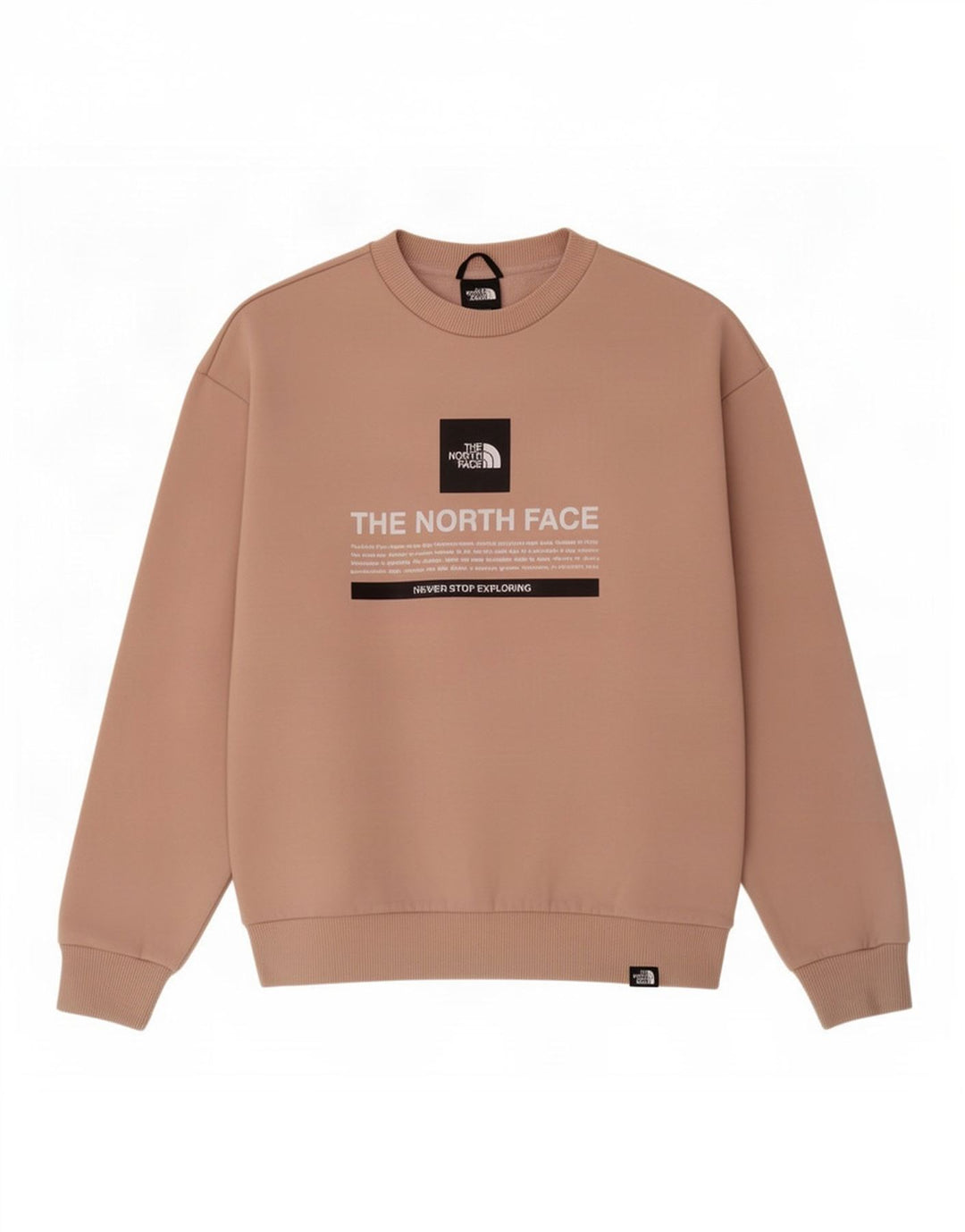 The North Face Dame Grafisk Oversized Sweatshirt Jumper UK 10 Small Pink
