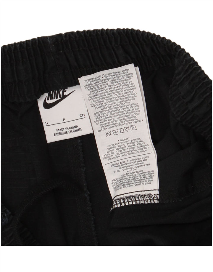 Nike Cargo Shorts til mænd Small W27 Sort nålestribet bomuld