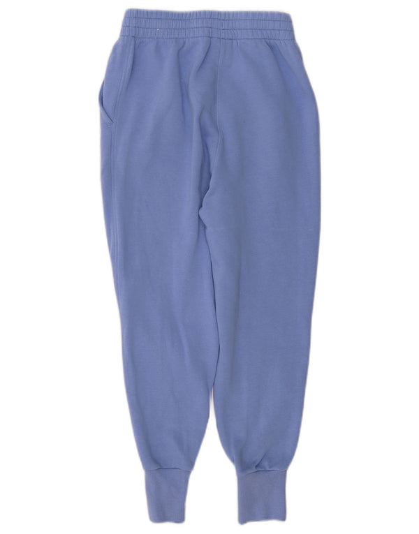 Nike Girls Tracksuit Trousers Joggers 10-11 Years Medium Blue Cotton