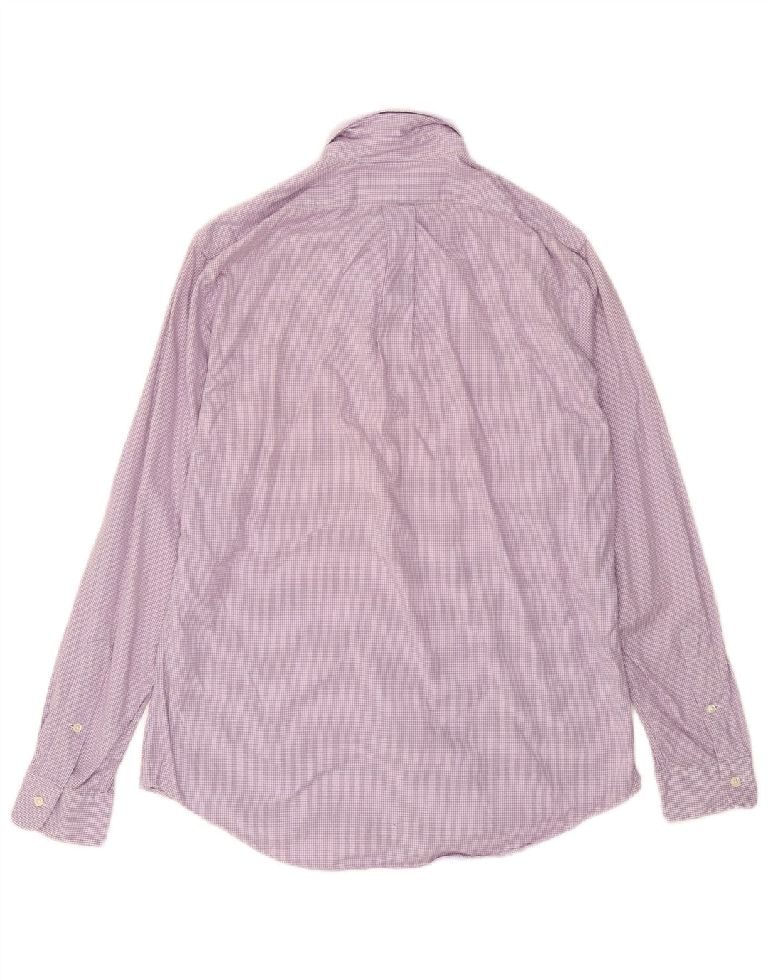 Ralph Lauren Herre Custom Fit skjorte Medium Lilla Houndstooth Bomuld