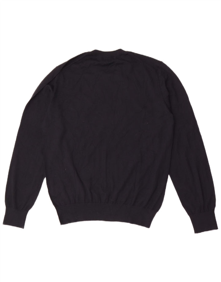 Dolce & Gabbana Herre sweater med rund hals IT 50 Medium Navy Blue