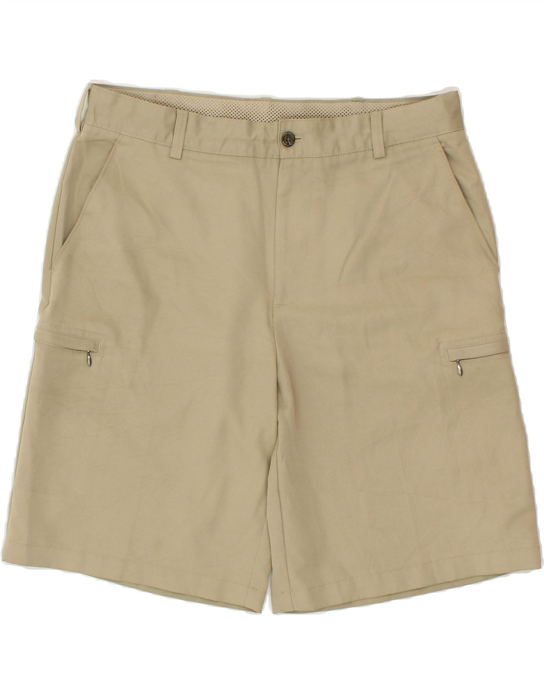IZOD Mens Cargo Shorts W34 Large Beige Vintage Izod and Second-Hand Izod from Messina Hembry 