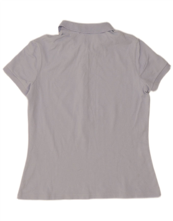Lacoste Dame Polo Shirt Størrelse 40 Medium Blå Bomuld