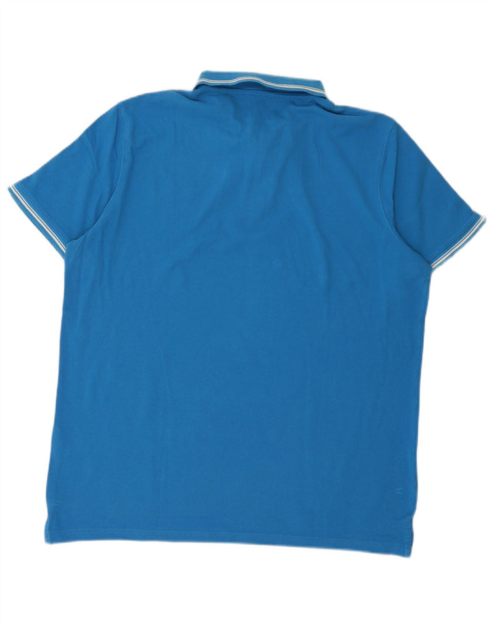 Carrera herre poloshirt XL blå bomuld