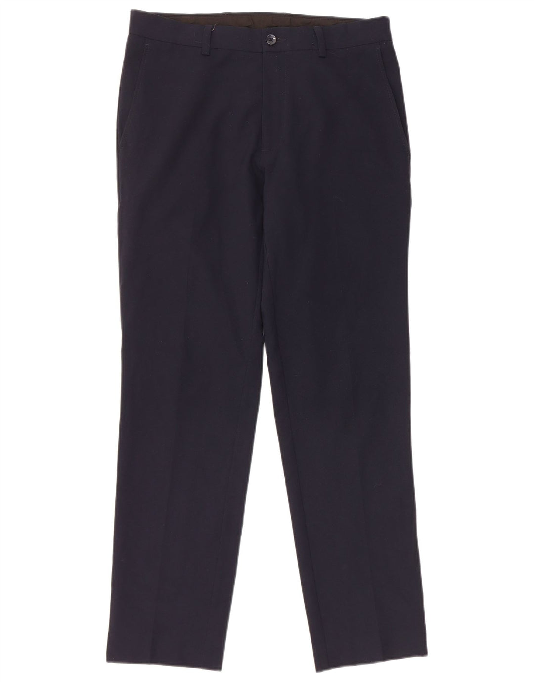 Marks & Spencer Herre Skinny Suit Bukser W30 L29 Marineblå polyester