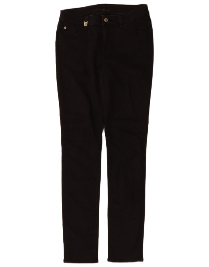 TRUSSARDI Dame Slim Jeans IT 43 Medium W29 L32 Sort Bomuld