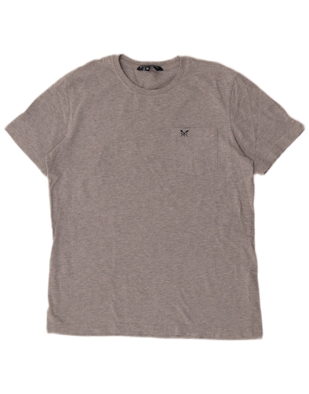 Crew Clothing Herre T-Shirt Top Medium Grey Bomuld
