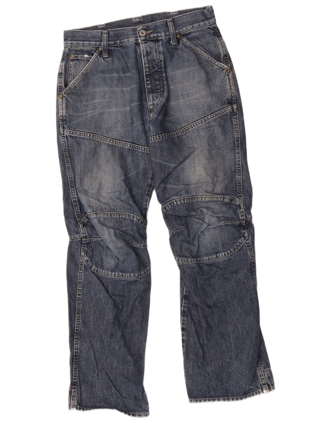 G-Star Straight Jeans til mænd W30 L30 Blå Bomuld