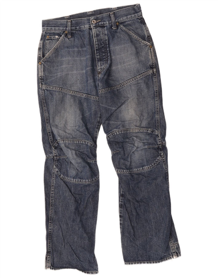 G-Star Straight Jeans til mænd W30 L30 Blå Bomuld