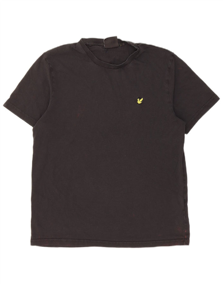 Lyle & Scott Herre T-shirt Top Medium Sort Bomuld