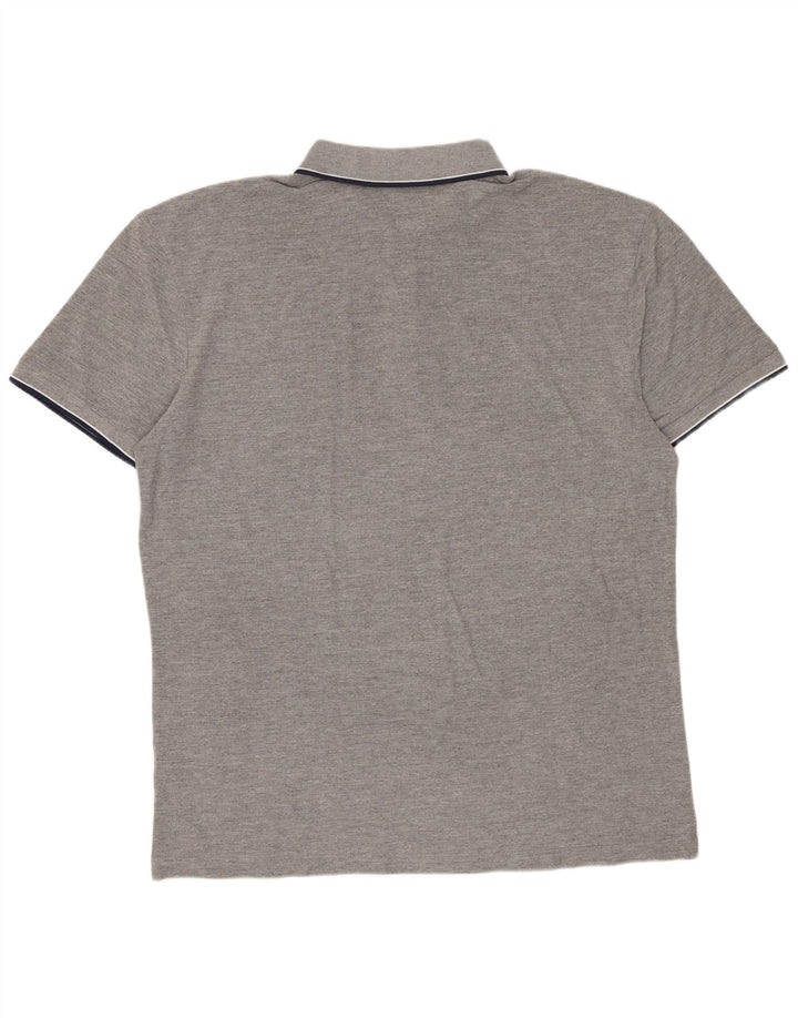 Kappa herre poloshirt XL grå bomuld