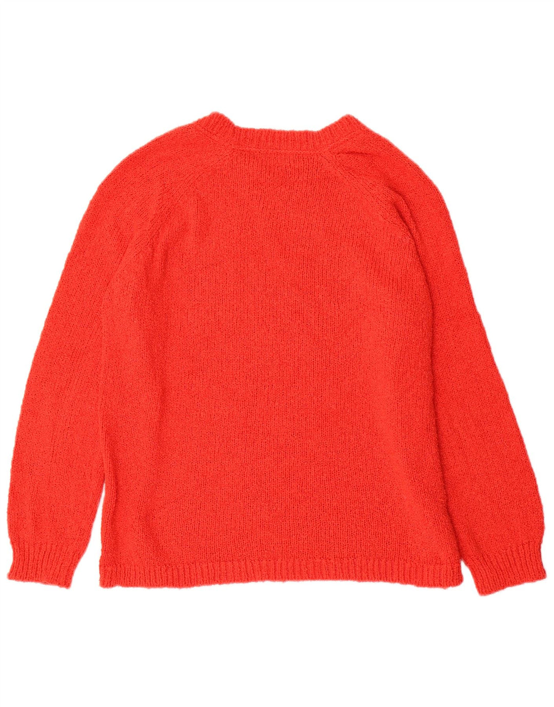 Marks & Spencer Dame Boat Neck Jumper Sweater UK 14 Large Red