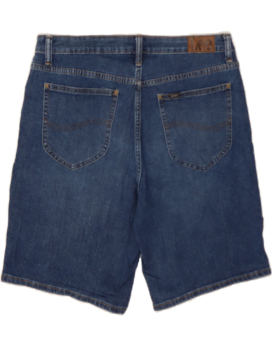 LEE Womens Denim Shorts US 14 XL W34  Navy Blue Cotton Vintage Lee and Second-Hand Lee from Messina Hembry 