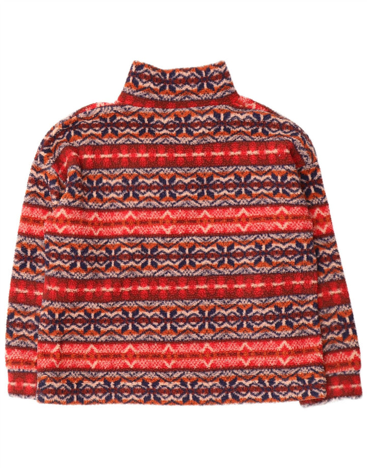 American Eagle Herre Loose Fit Fleece Jumper Lille Flerfarvet Fair Isle