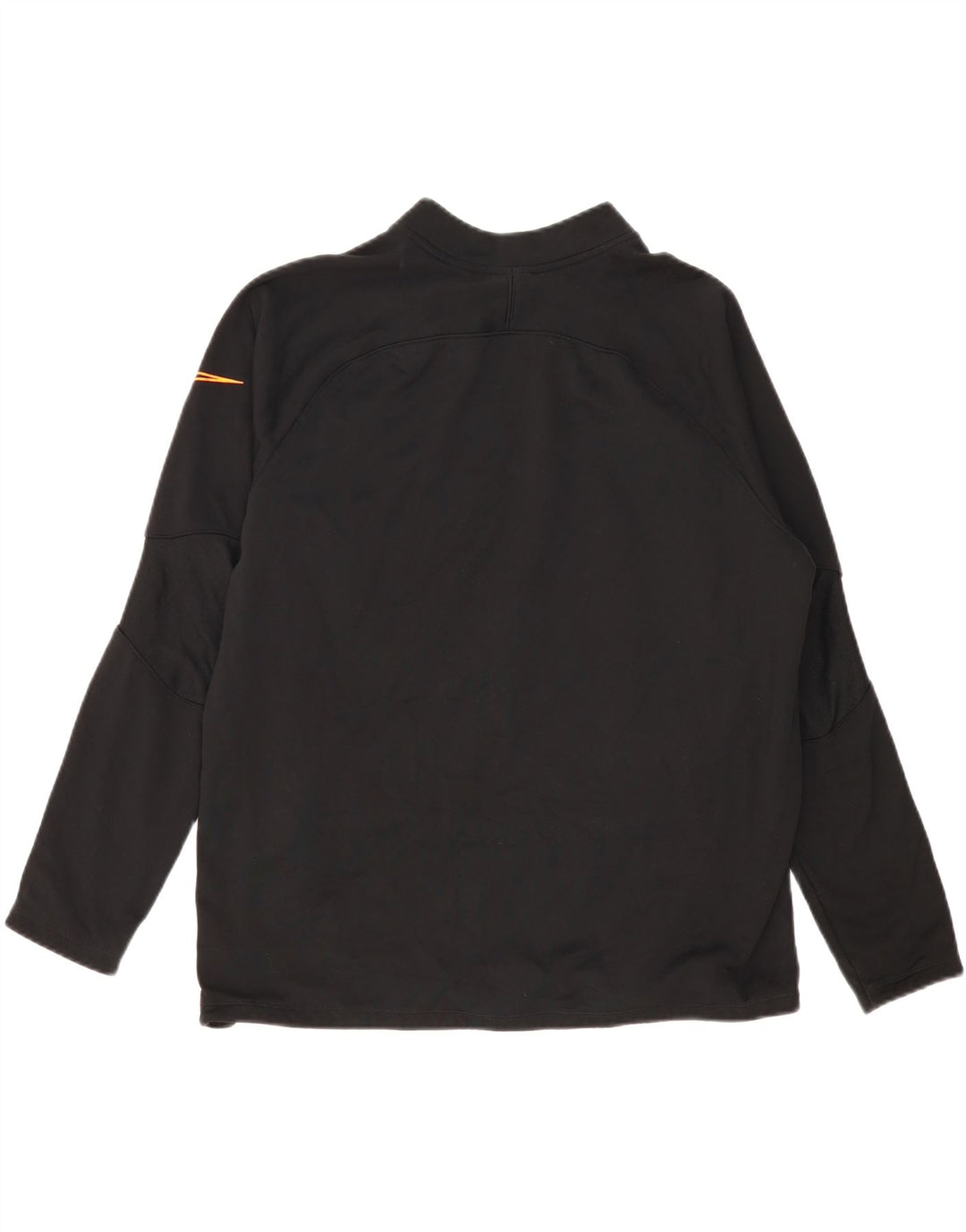NIKE Dri Fit Sweatshirt med lynlås til mænd XL sort polyester