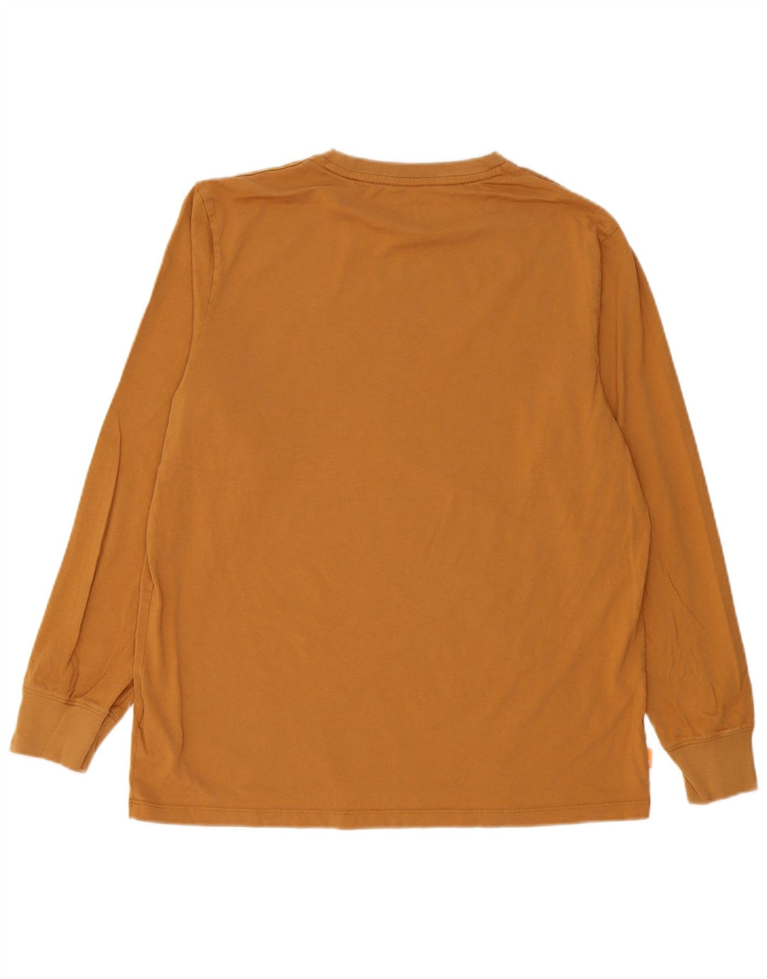 Timberland Herre Regular Fit Grafisk Top Langærmet Stor Brun Bomuld