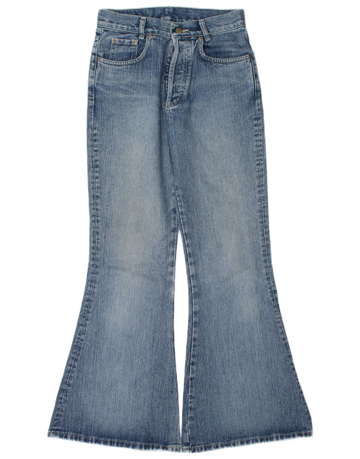 Vintage Dame Flared Jeans IT 40 Small W27 L31 Blå