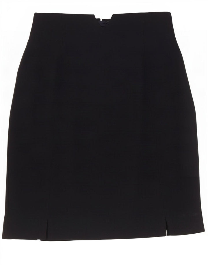Escada Pencil Nederdel til kvinder EU 40 Medium W27 Marineblå Uld