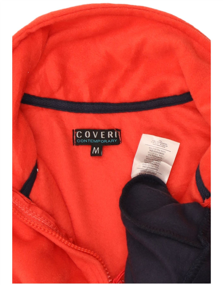 Coveri Fleece Jumper med lynlås til mænd Medium Flerfarvet Colourblock