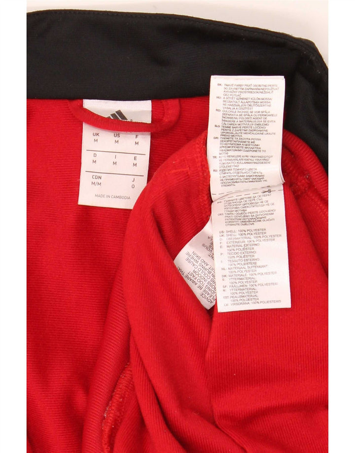 Adidas Træningsdragt til mænd Topjakke Medium Rød Colourblock Polyester