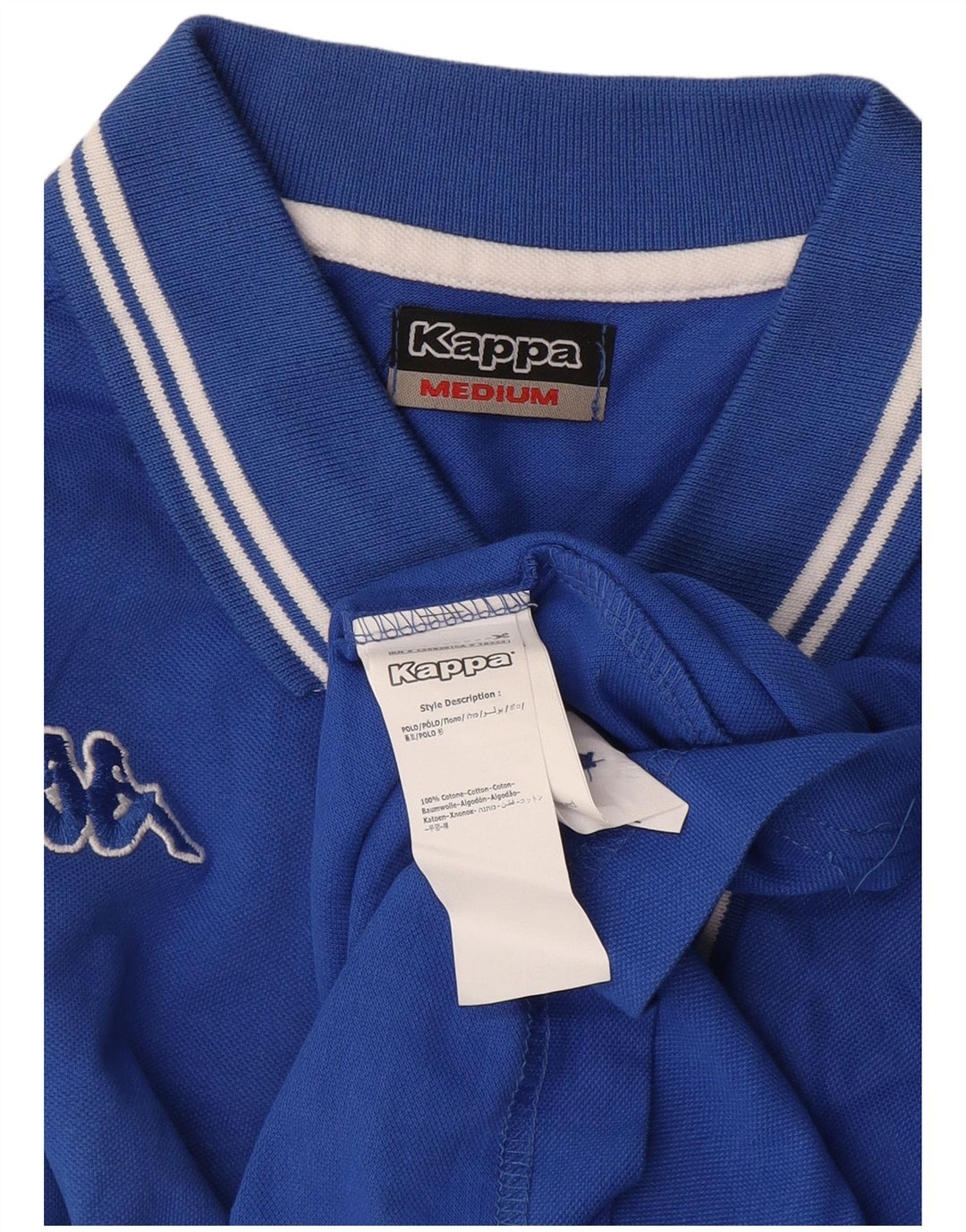 Kappa herre poloshirt Medium blå bomuld