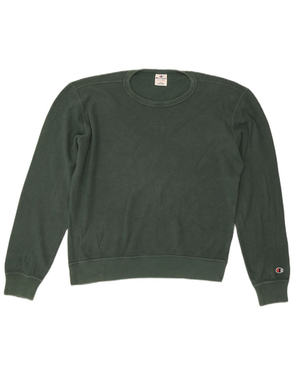 CHAMPION Herre Sweatshirt Jumper Large Grøn