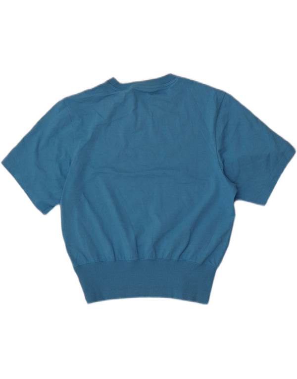 Adidas Kortærmet Oversized Sweatshirt Jumper UK 10 Small Blue